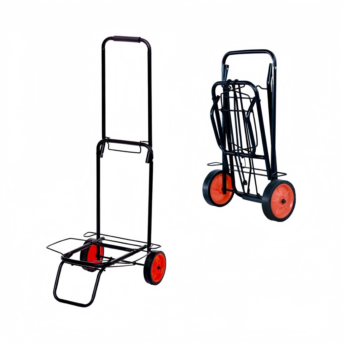 Carro Playa Plegable con Ruedas, Carrito Playa Portatodo para Nevera, Sillas y Equipaje, Resistente y Fácil de Transportar, Ideal para Playa, Camping, Compras y Viajes