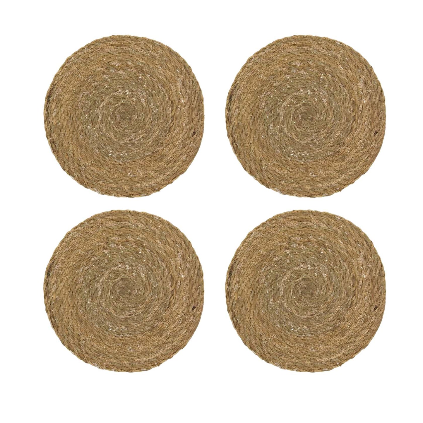 Juego de 4 Manteles Individuales,Salvamanteles de Redondos Multiusos, Manteles Individuales para Mesa de Comedor Conjunto de 4