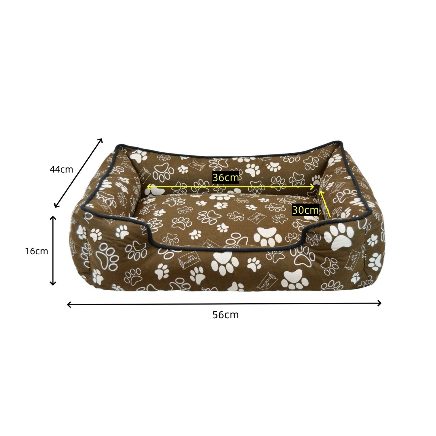 DAMDAM GO Cama para Mascotas, Colchoneta para Perro Pequeñas y Medianas, Cama para Gatos, Fácil de Limpiar
