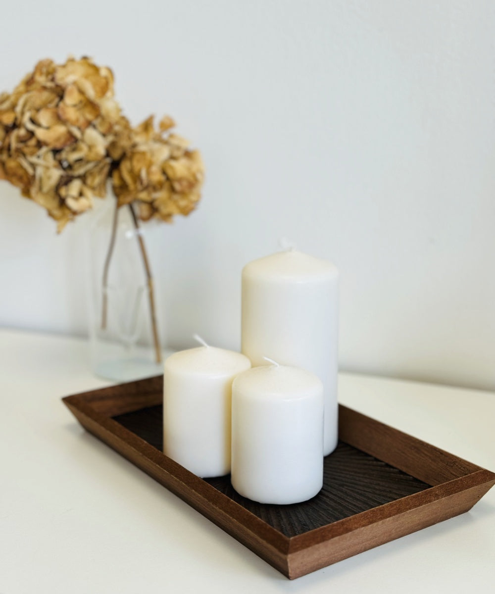 Bandeja Vaciabolsillos de Madera Marron Decape