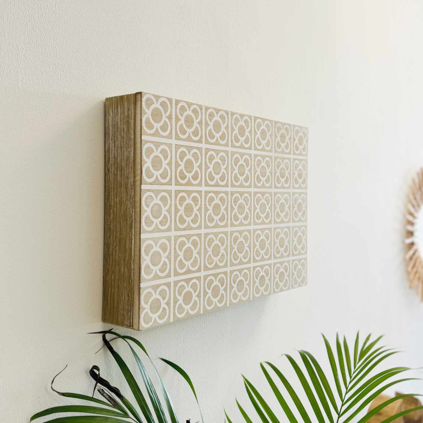 Tapa Contador de luz Cubre Cuadros electricos Nórdico de Madera