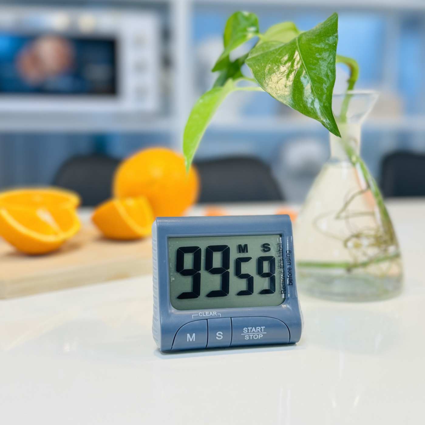 Temporizador de Cocina, Magnético Digital Timer con Pantalla Grande, Temporizador Multifunción Timer en Niños para Estudiar, Trabajar, Hacer Ejercicio