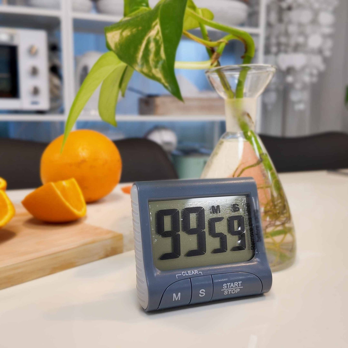 Temporizador de Cocina, Magnético Digital Timer con Pantalla Grande, Temporizador Multifunción Timer en Niños para Estudiar, Trabajar, Hacer Ejercicio