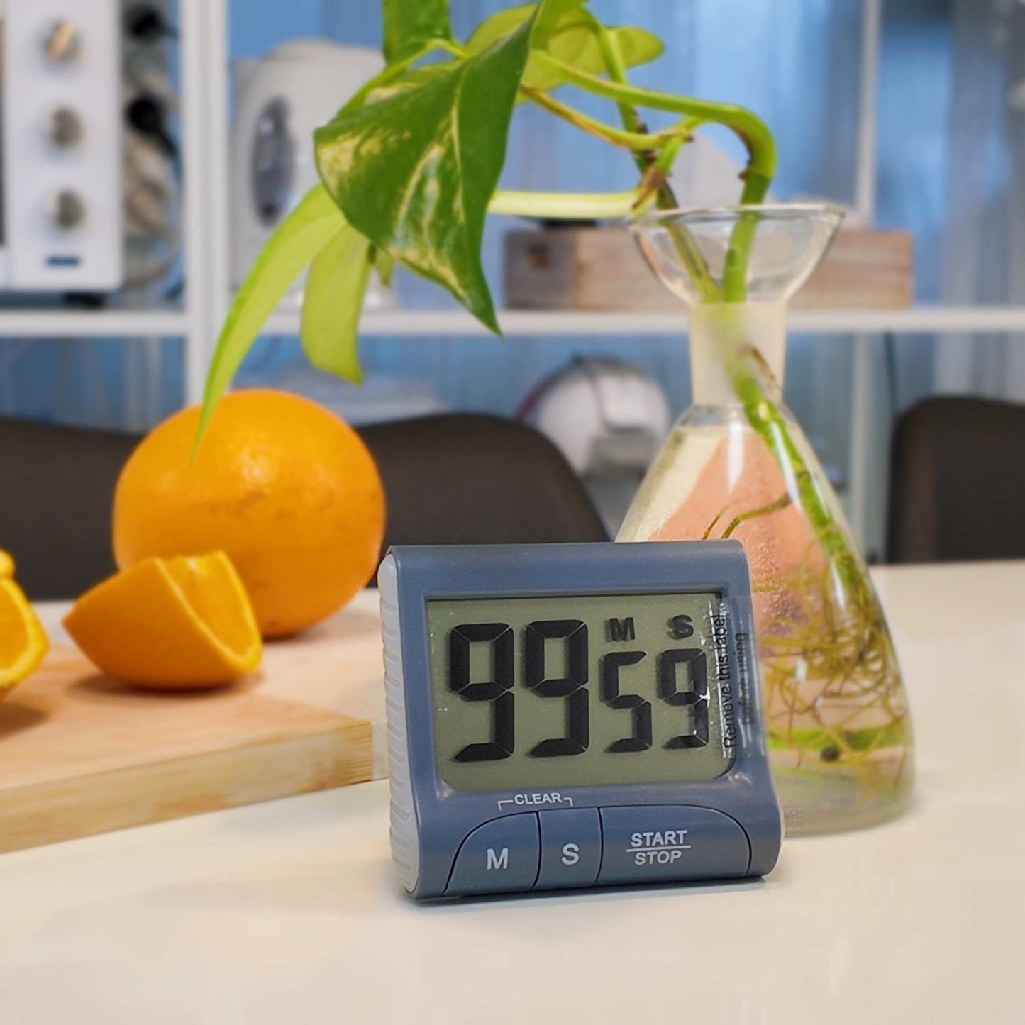 Temporizador de Cocina, Magnético Digital Timer con Pantalla Grande, Temporizador Multifunción Timer en Niños para Estudiar, Trabajar, Hacer Ejercicio