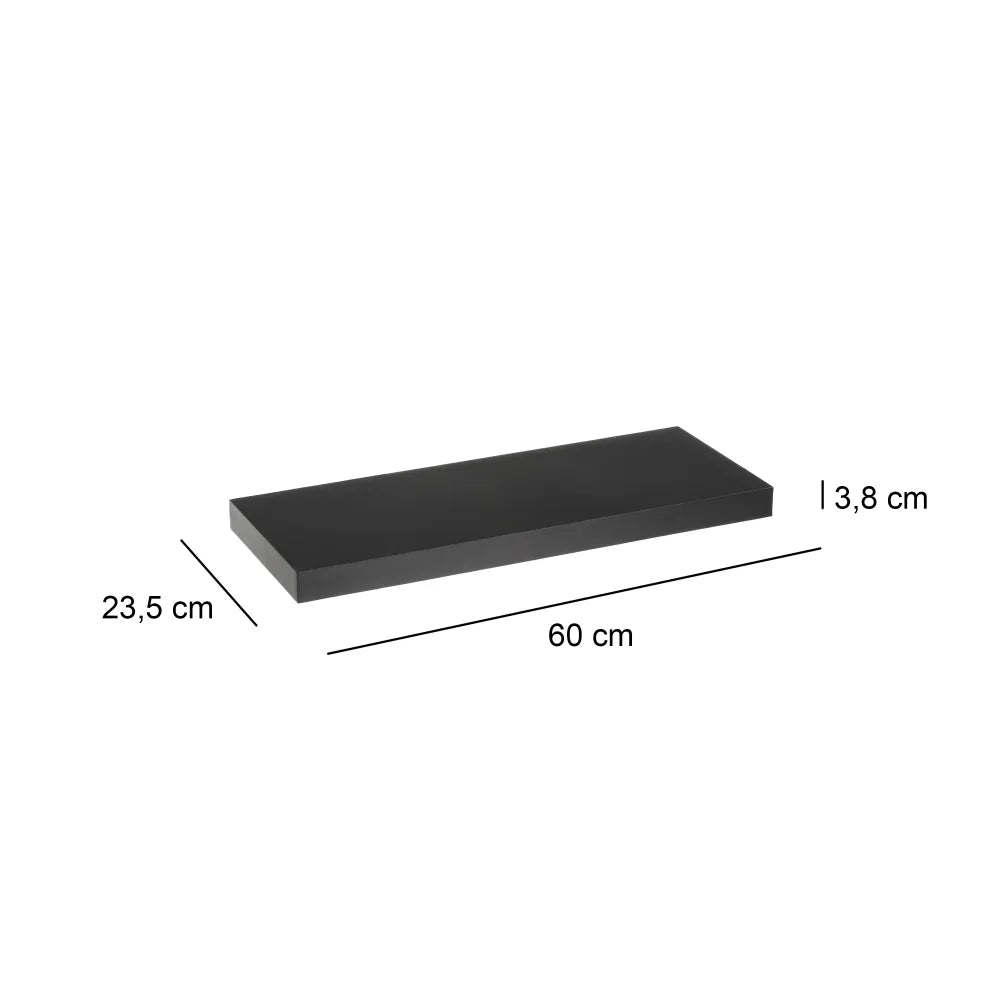 Estante Balda de Pared Flotante, Estante de Pared Madera MDF, Para Salón, Cocina y Dormitorio