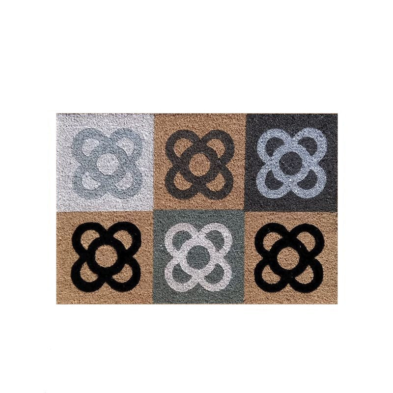 DAMDAM GO Felpudo Fibra de Coco 70x40cm Antideslizantes - Alfombras Originales para la Entrada a Casa, Pasillos, Puertas de Exterior - Panot