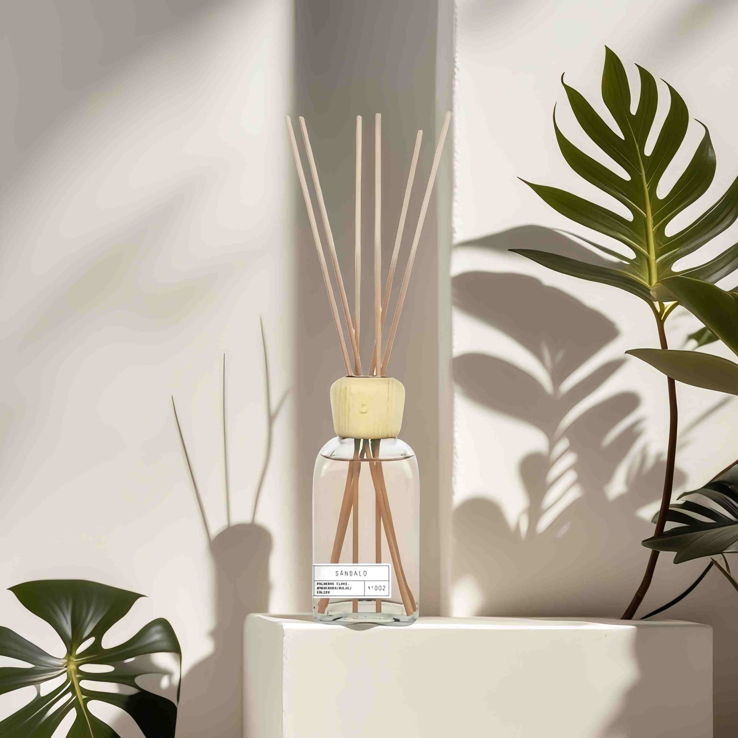 Difusor de Aroma Fresco de Larga Duración, Ambientador Mikado 220 ml, Aromas Naturales para el Hogar, Relajante y Refrescante