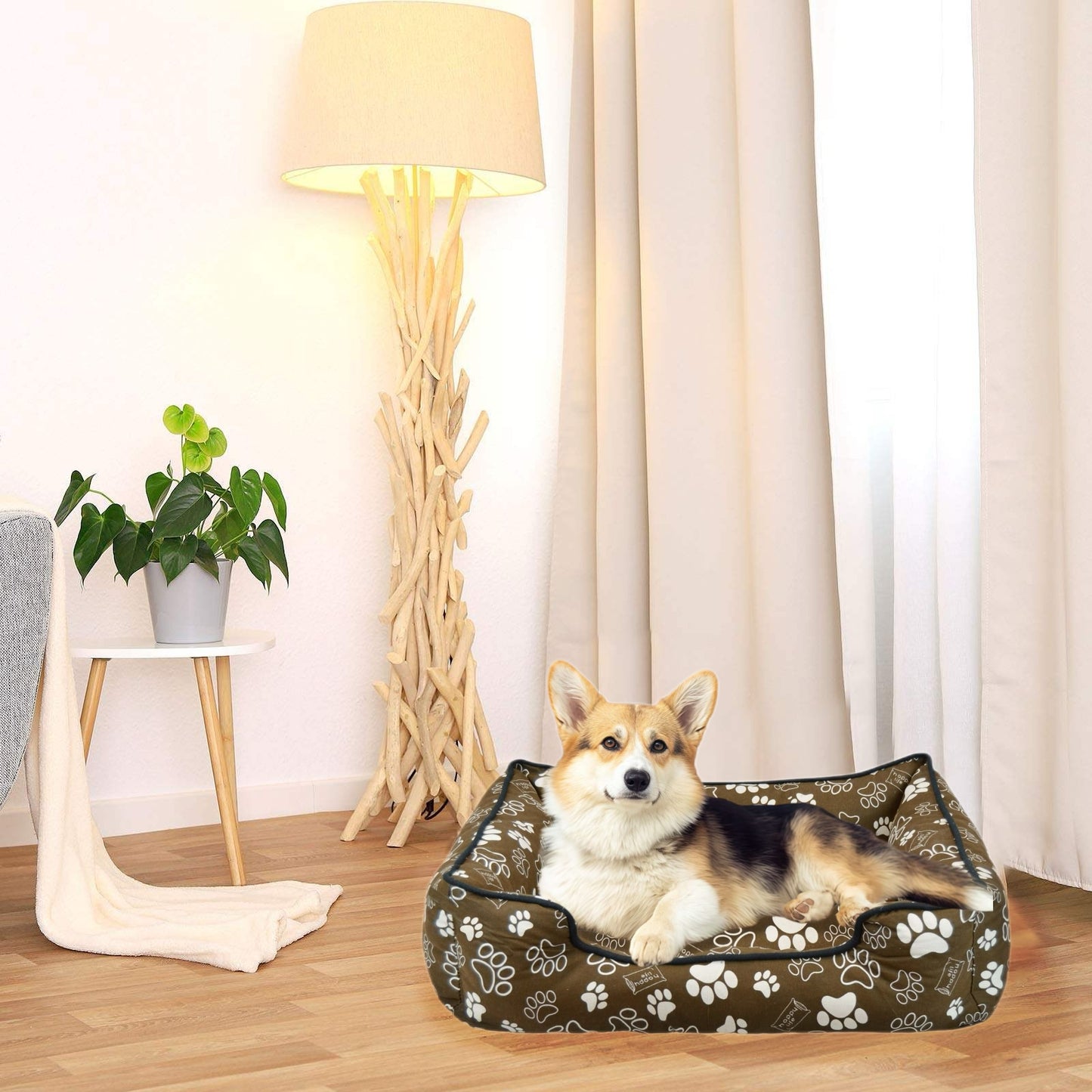 DAMDAM GO Cama para Mascotas, Colchoneta para Perro Pequeñas y Medianas, Cama para Gatos, Fácil de Limpiar