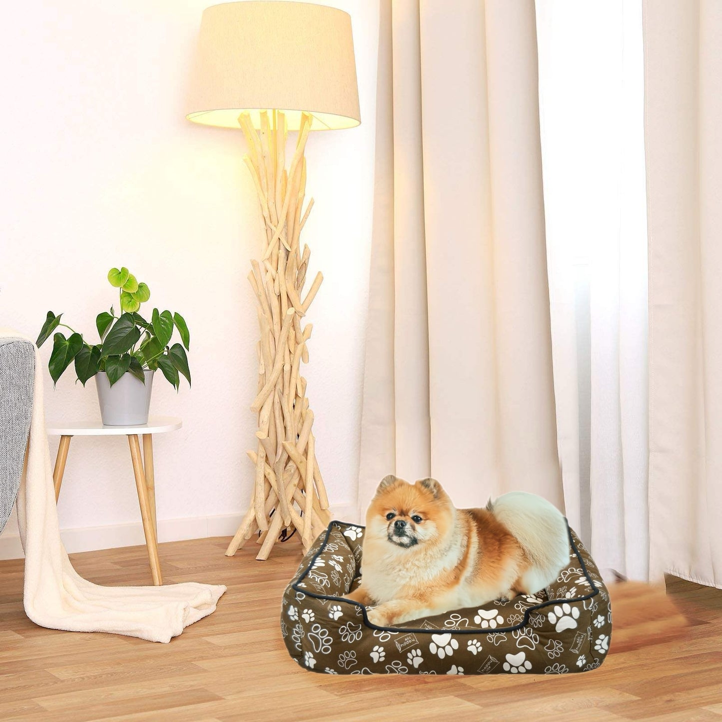 DAMDAM GO Cama para Mascotas, Colchoneta para Perro Pequeñas y Medianas, Cama para Gatos, Fácil de Limpiar
