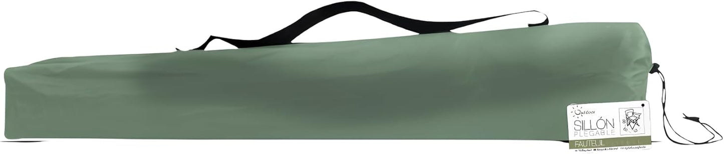 FORNOR 10048 Sillon Plegable Caqui 44 x 44 x 80 cm