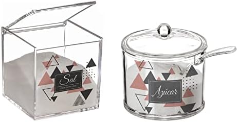 Salero y azucarero de Cocina Original metacrilato de diseño, recipientes acrilico Almacenamiento