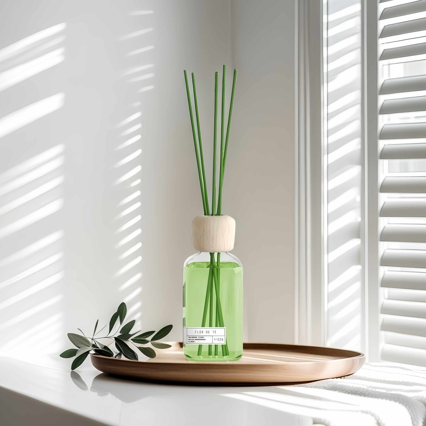 Difusor de Aroma Fresco de Larga Duración, Ambientador Mikado 220 ml, Aromas Naturales para el Hogar, Relajante y Refrescante