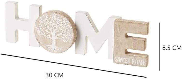 Letras decoración Cartel con Colgadores Sweet Madera