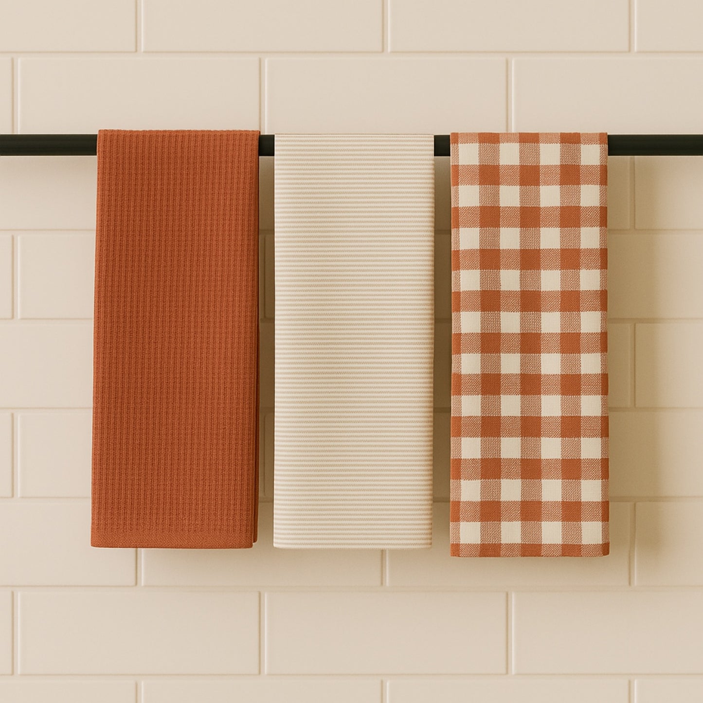 Paño de Cocina de Alta Calidad, Absorbente y Resistente, Diseño Elegante para Cocina, Juego de Trapos Suaves, 50 x 50 cm