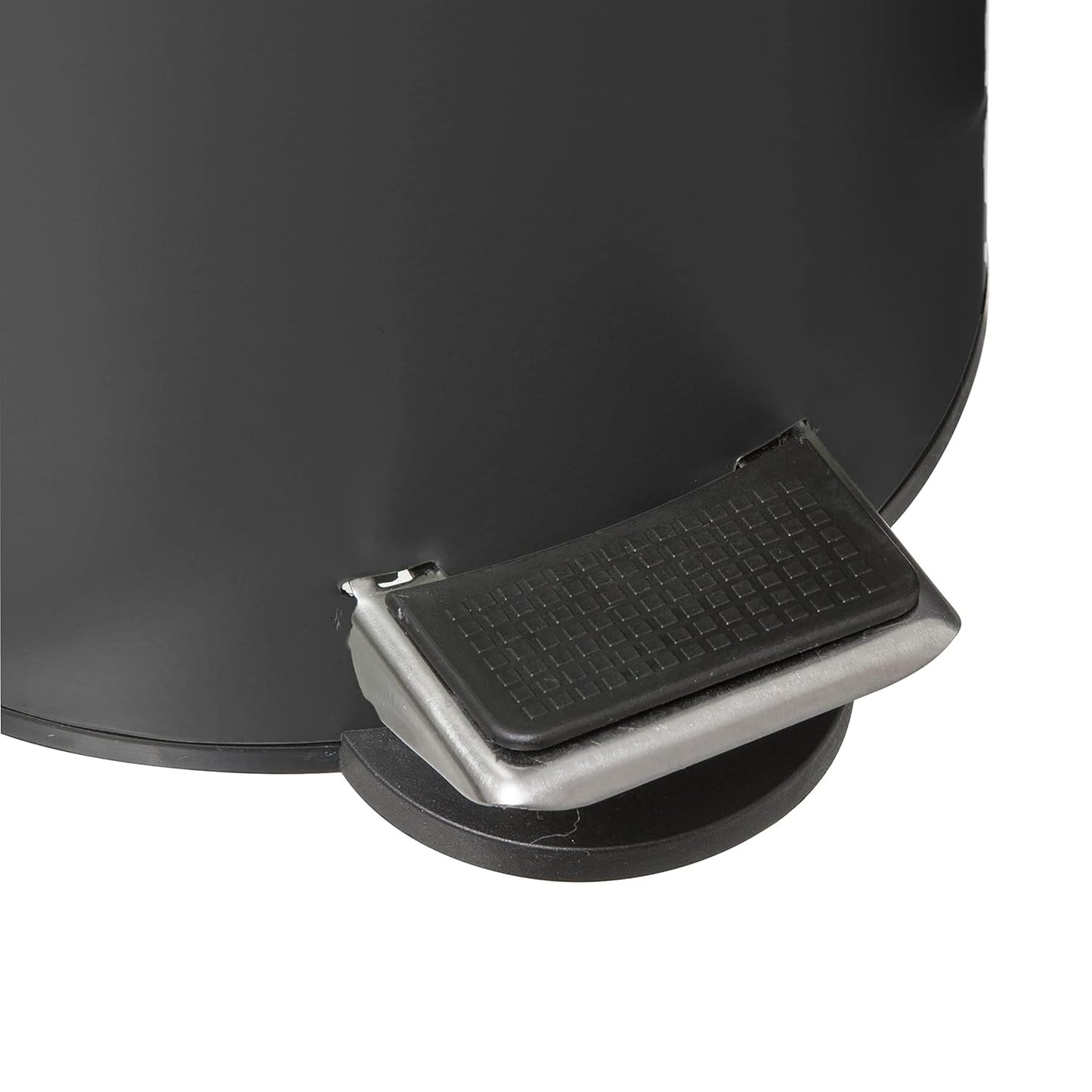 Papelera de Baño con Tapa de Madera 3L - Cubo de Basura para Baño con Tapa y Pedal Cierre Silencioso