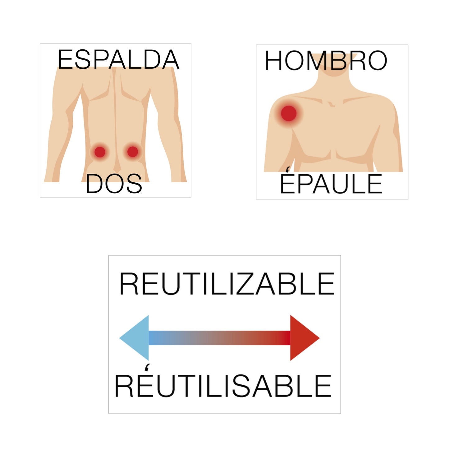 Pack de 2 Bolsas Térmicas con Perlas de Gel Frío y Calor con Cinturón Ajustable – Compresas Reutilizables Para Hombros, Espalda y Cintura, Alivio del Dolor Muscular y Lesiones