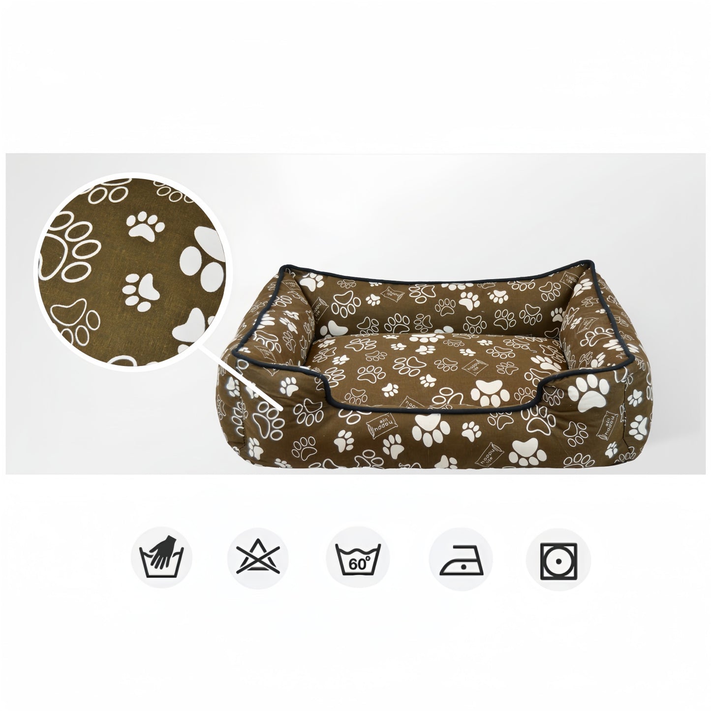 DAMDAM GO Cama para Mascotas, Colchoneta para Perro Pequeñas y Medianas, Cama para Gatos, Fácil de Limpiar