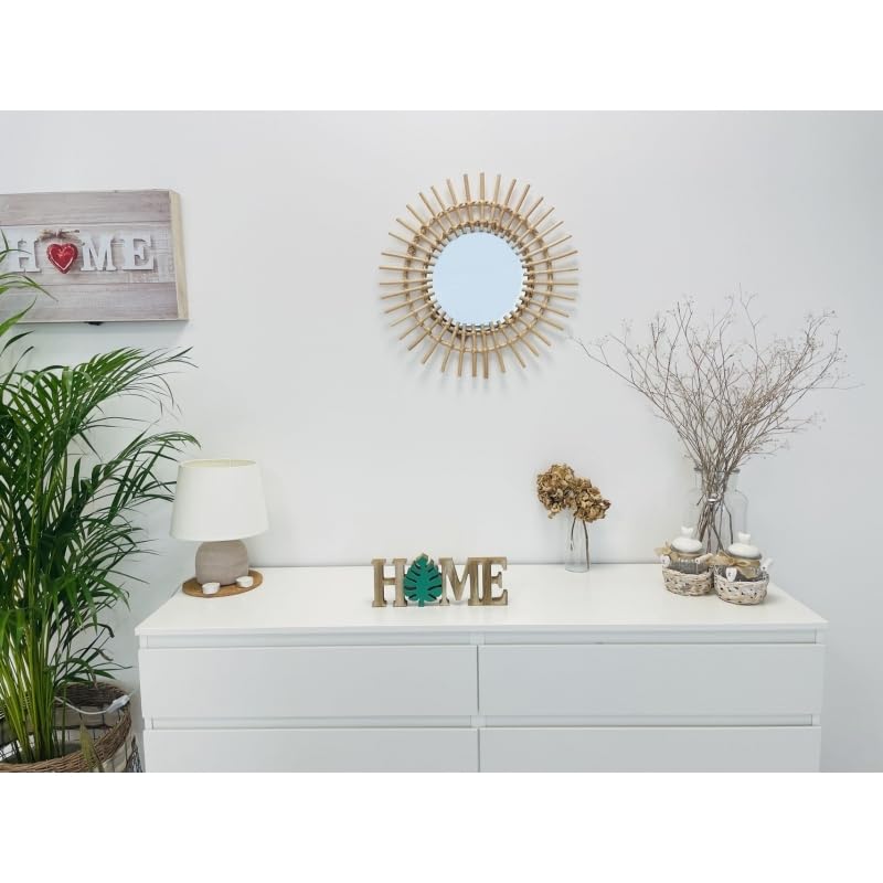 Letras Decoracion Cartel Home Tropical Madera 29.7 x 10 x 2,5 cm