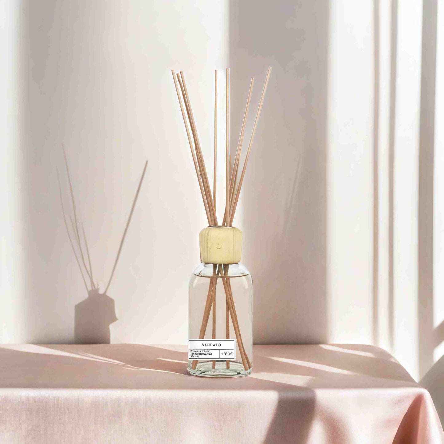 Difusor de Aroma Fresco de Larga Duración, Ambientador Mikado 220 ml, Aromas Naturales para el Hogar, Relajante y Refrescante