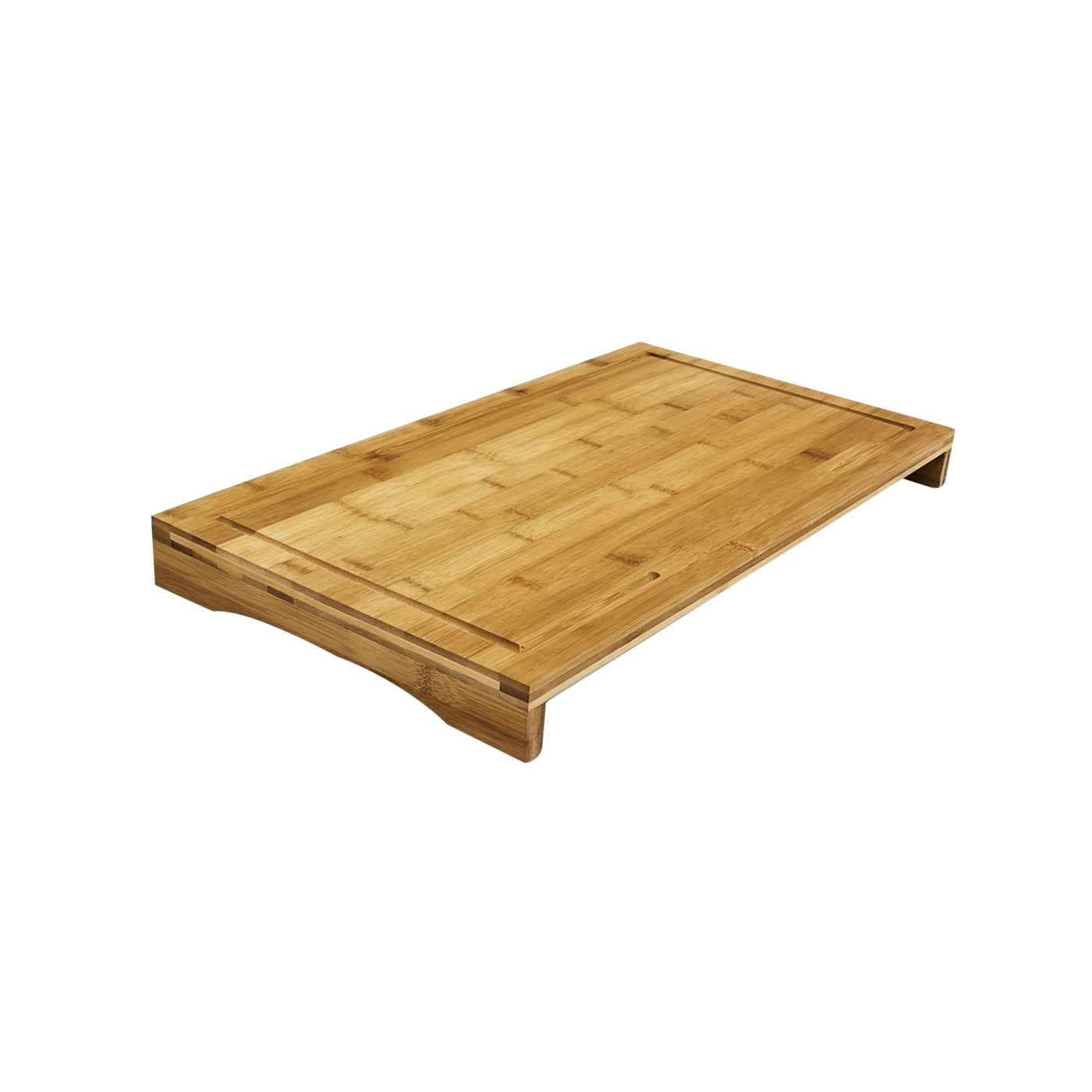Tabla Cortar de Cocina de Bambú Multiusos, Cubre Vitrocerámica, Función de Protector de Vitrocerámica, Bandeja de Presentación de Alimentos