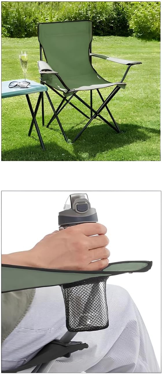 FORNOR 10048 Sillon Plegable Caqui 44 x 44 x 80 cm