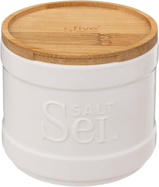 5five - Salero de Cerámica Blanca "Naturéo