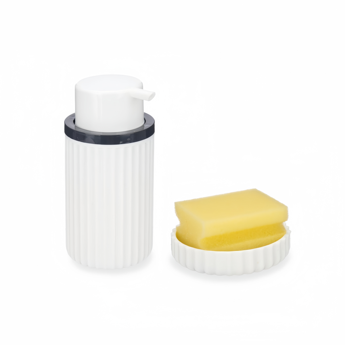 Set de Dispensador de Cocina, Dispensador de Lavavajillas, con Estropajero+ Estropajo