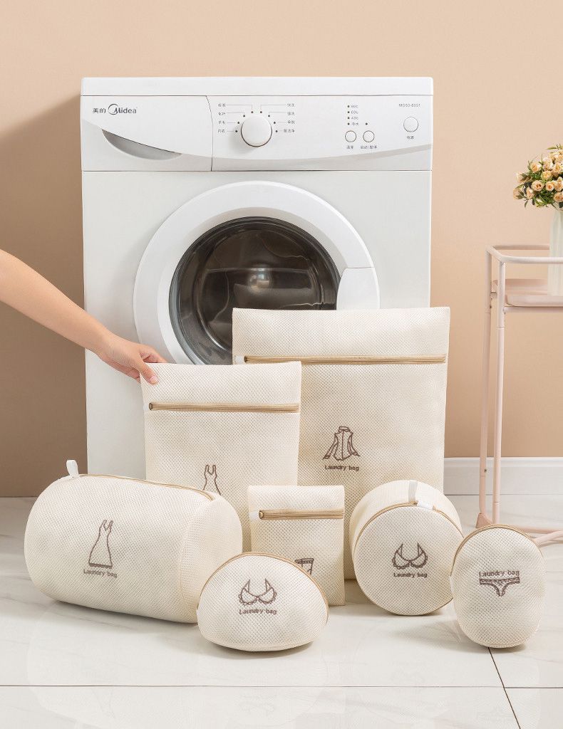 Bolsas Para Lavadora, Bolsas de Malla con Cremallera para Lavadora, Ideal Para Ropa Delicada, Ropa Interior, Calcetines, Sujetadores, Abrigos, Ropa de Cama