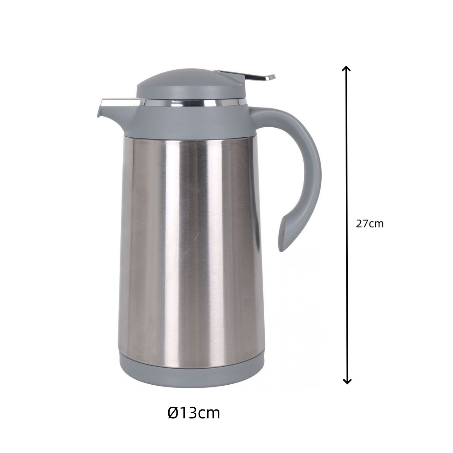 Jarra Térmica de Acero Inoxidable de 1/L, Termo de Té y Café Para Catering, Tetera con Aislamiento al Vacío