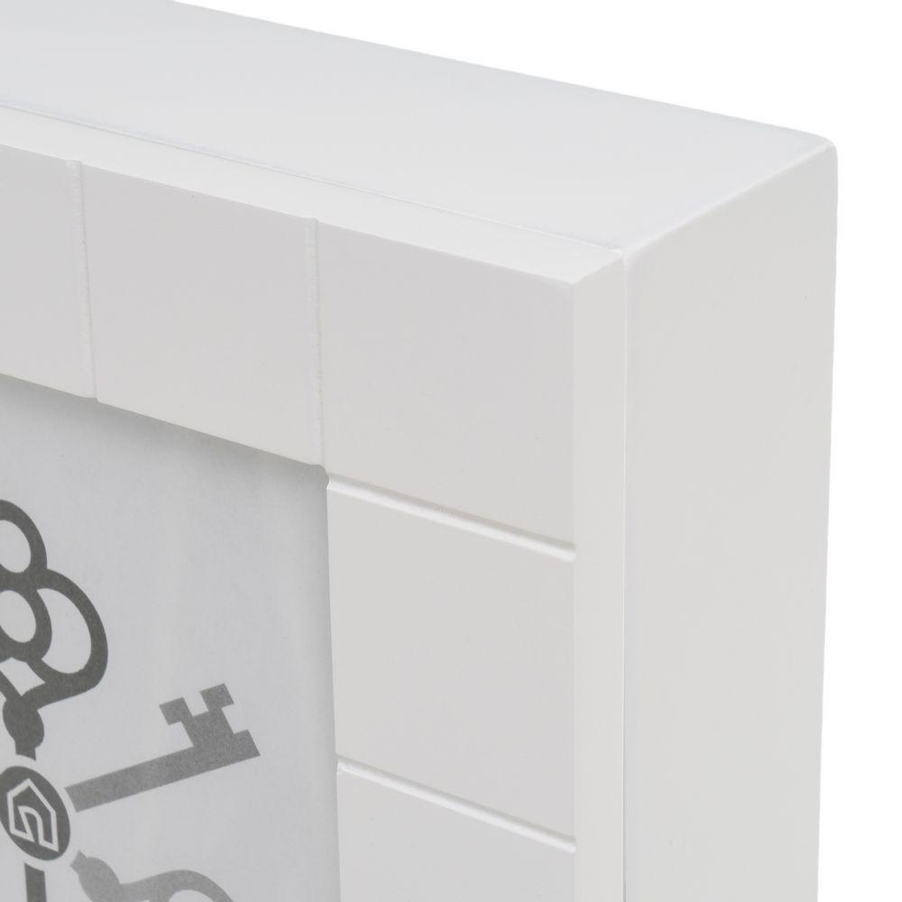 DAMDAM GO Cuelga Llaves, Caja de Madera para Llaves de Pared, Guardallaves con 6 Ganchos, para Hogar, Recibidor