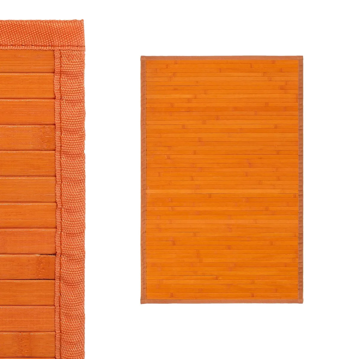 DAMDAM GO Alfombra Antideslizante, Alfombra de Madera de Bambú, Antimanchas, Resistente a la Humedad, para Salón, Dormitorio, Cocina, Baño, Pasillo