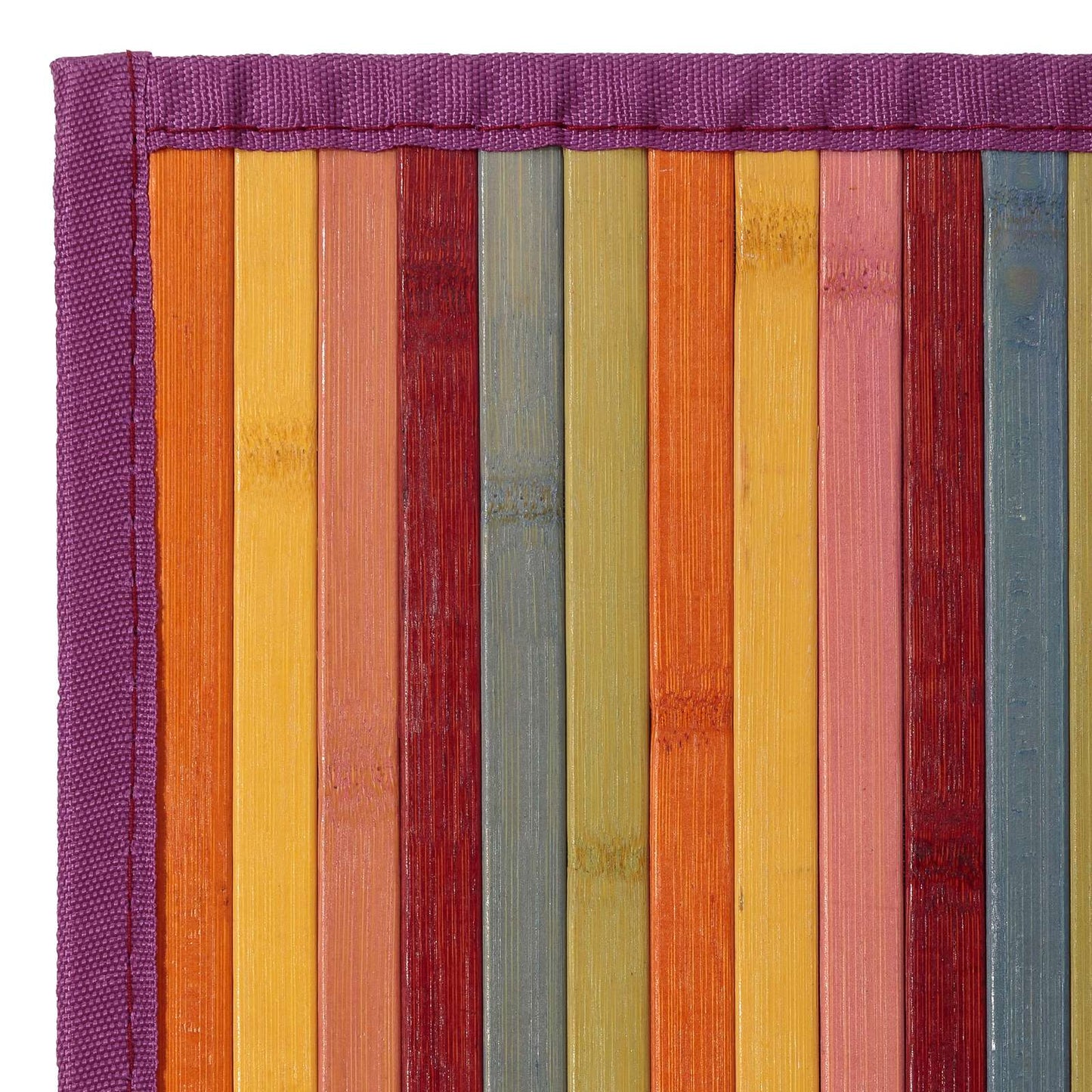 DAMDAM GO Alfombra Antideslizante, Alfombra de Madera de Bambú, Antimanchas, Resistente a la Humedad, para Salón, Dormitorio, Cocina, Baño, Pasillo