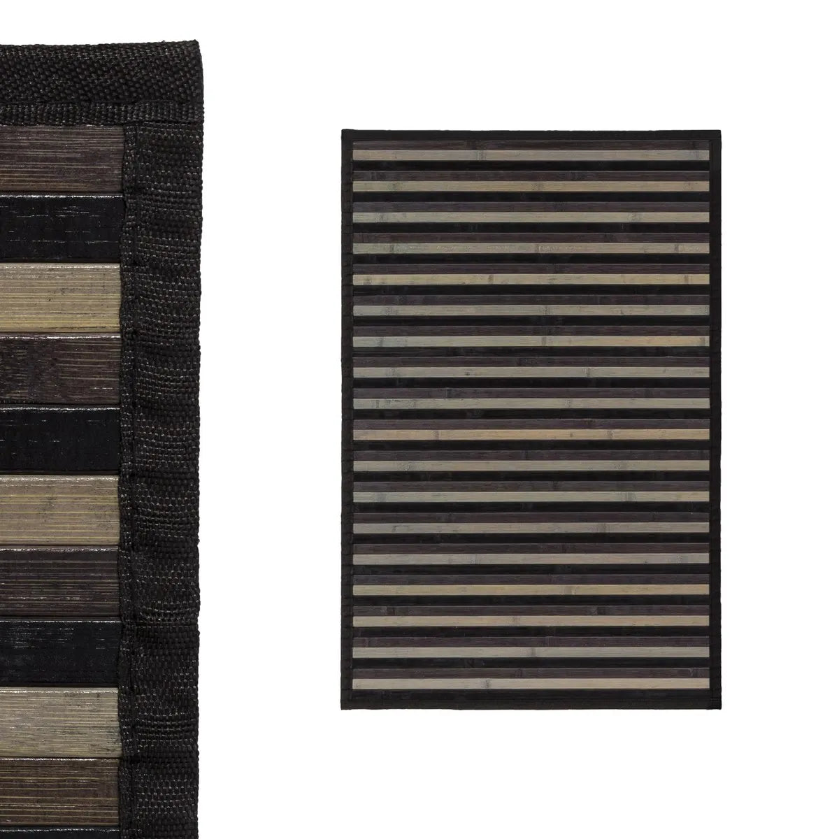 DAMDAM GO Alfombra Antideslizante, Alfombra de Madera de Bambú, Antimanchas, Resistente a la Humedad, para Salón, Dormitorio, Cocina, Baño, Pasillo