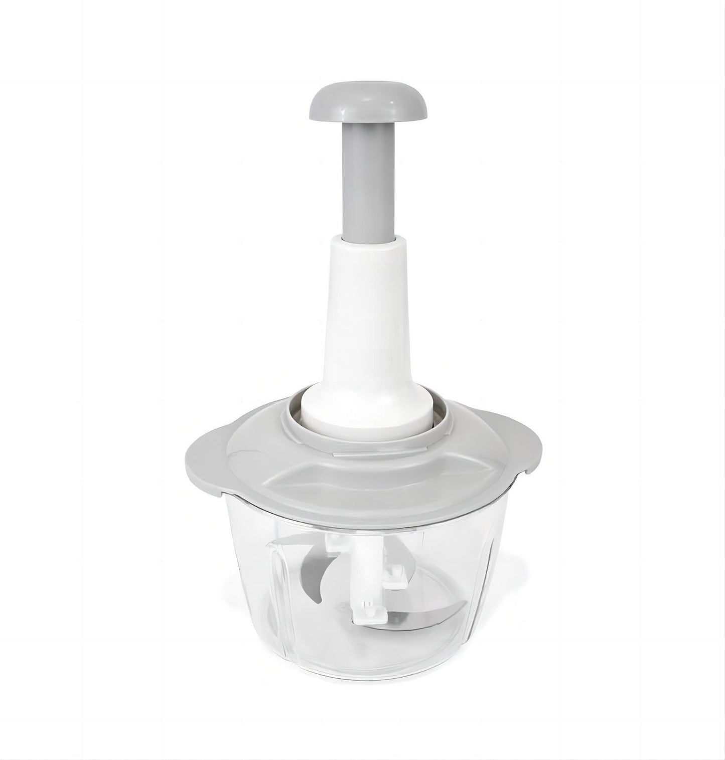 Picadora Manual de Carne y Verduras Cortador Vegetales de Plástico Con Cuchilla de Acero Inoxidable