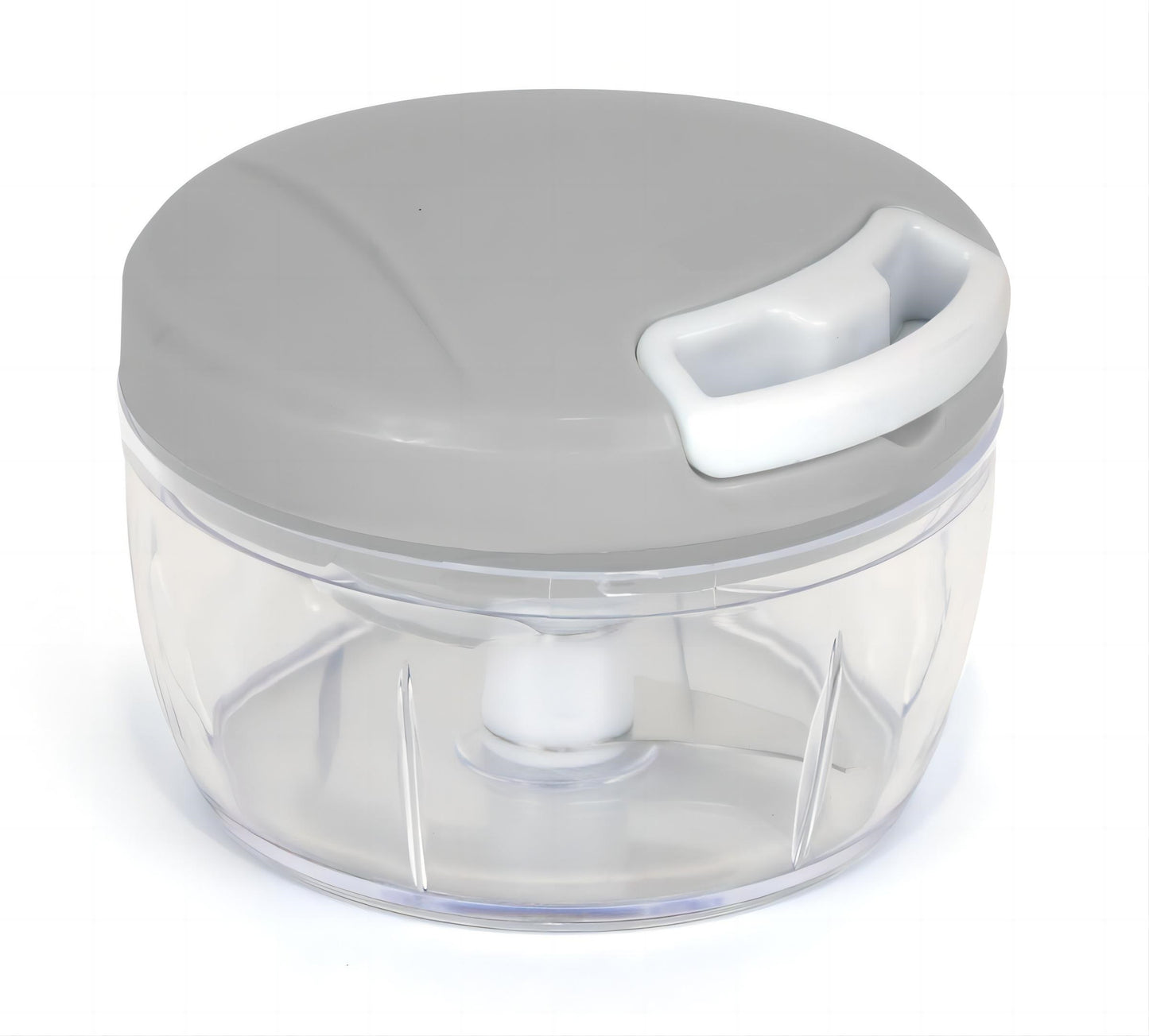 Picadora Manual de Carne y Verduras Cortador Vegetales de Plástico Con Cuchilla de Acero Inoxidable