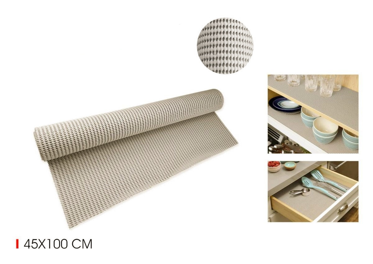 Alfombrilla para Cajón Protector Cajones Cocina, Rollo Antideslizante Pack x 2(Material: PVC)