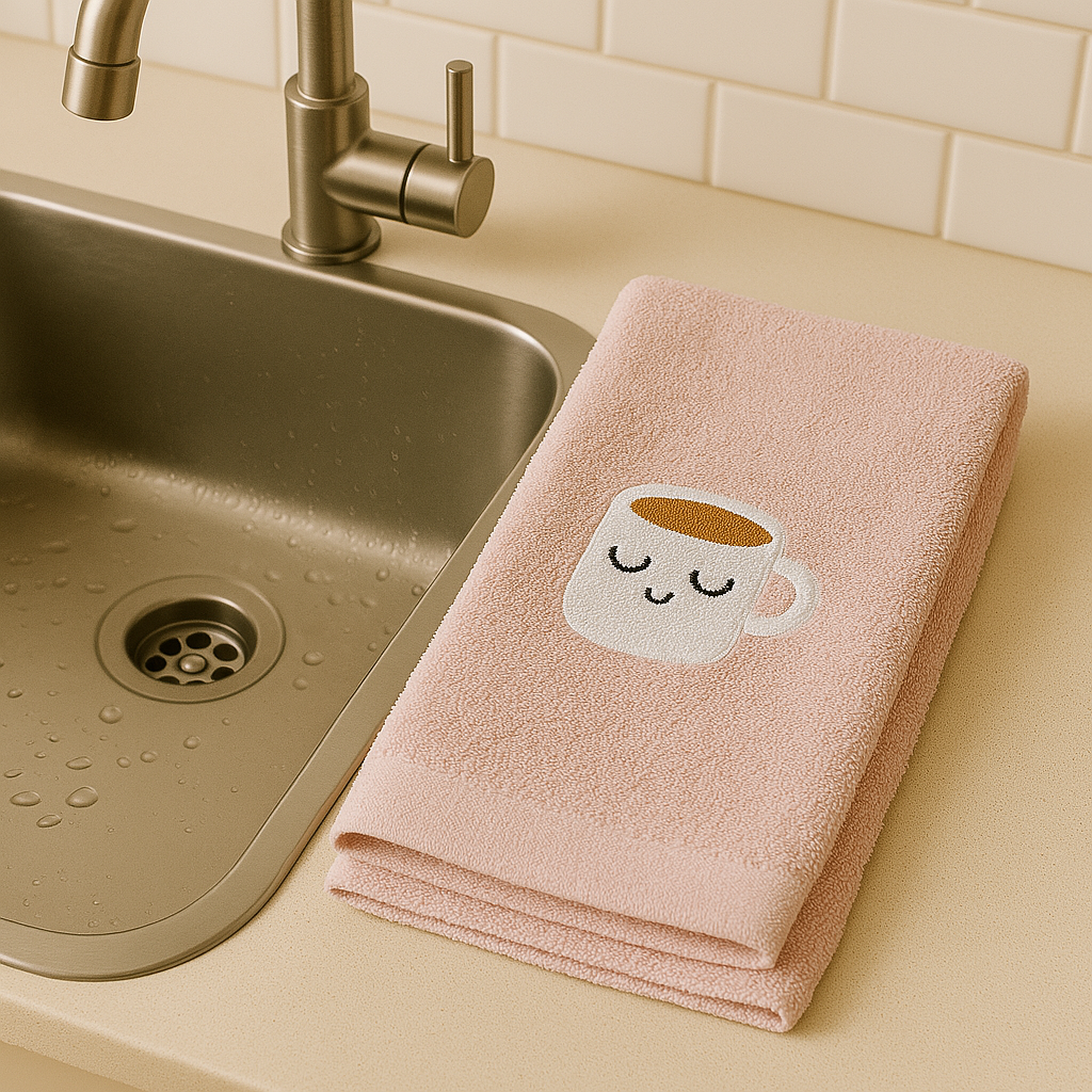 Paño de Cocina de Alta Calidad, Absorbente y Resistente, Diseño Elegante para Cocina, Juego de Trapos Suaves, 50 x 50 cm