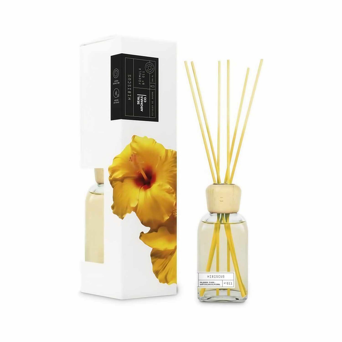 Difusor de Aroma Fresco de Larga Duración, Ambientador Mikado 220 ml, Aromas Naturales para el Hogar, Relajante y Refrescante