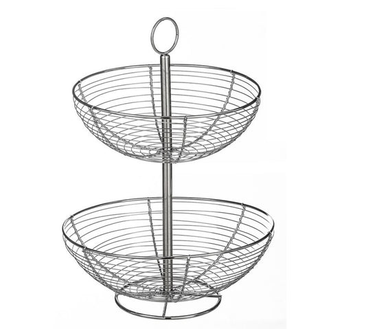 Frutero de 2 altura para cocina 29,50 x 29,50 x 41 cm