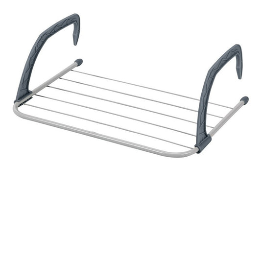 Tendedero para Radiador Plegable 52 x 34 cm – 3 Metros de Secado – Estructura Metálica Resistente y Brazos de Plástico Reforzado – Secador de Ropa para Balcón y Calefacción