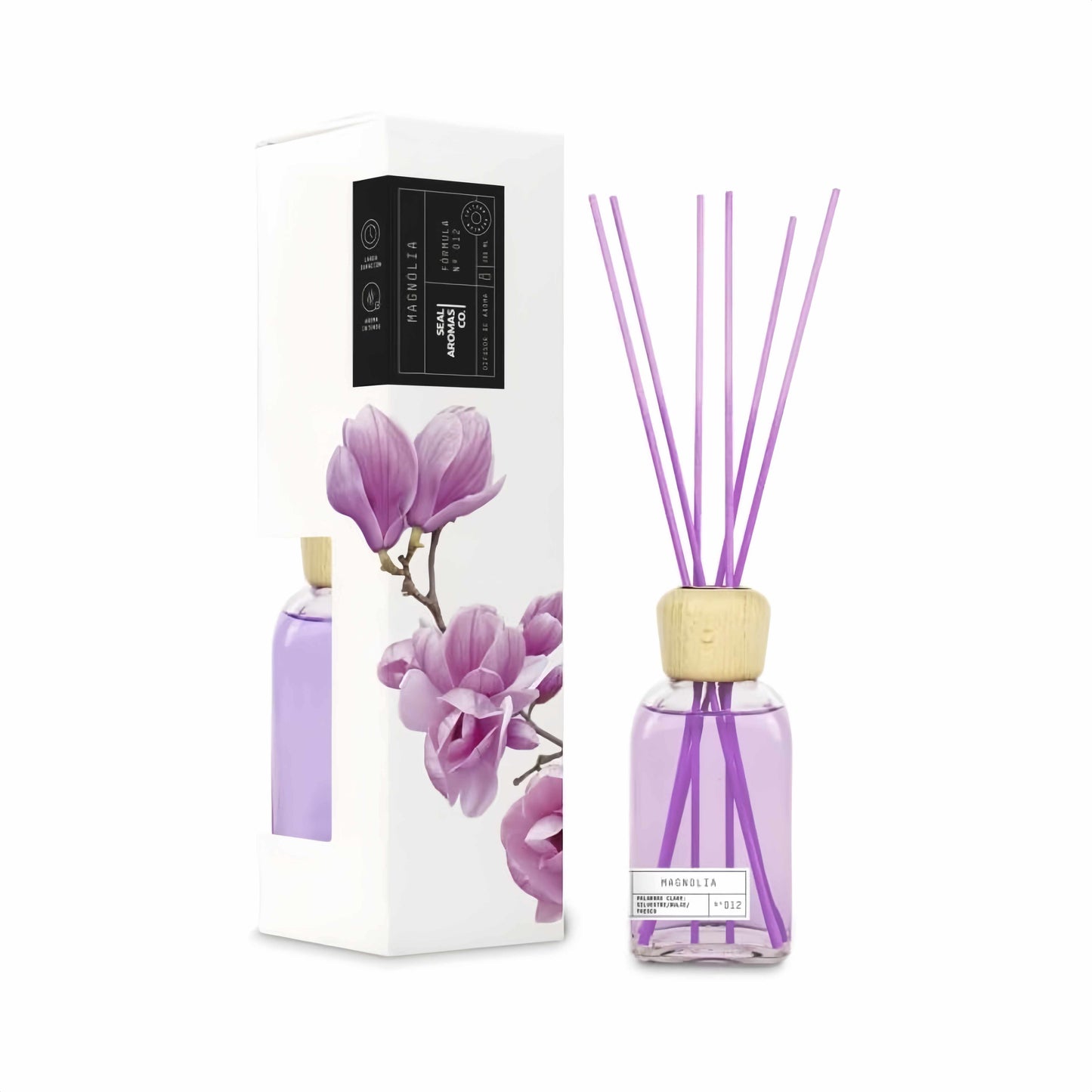 Difusor de Aroma Fresco de Larga Duración, Ambientador Mikado 220 ml, Aromas Naturales para el Hogar, Relajante y Refrescante