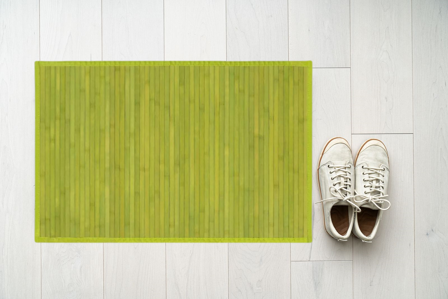 DAMDAM GO Alfombra Antideslizante, Alfombra de Madera de Bambú, Antimanchas, Resistente a la Humedad, para Salón, Dormitorio, Cocina, Baño, Pasillo