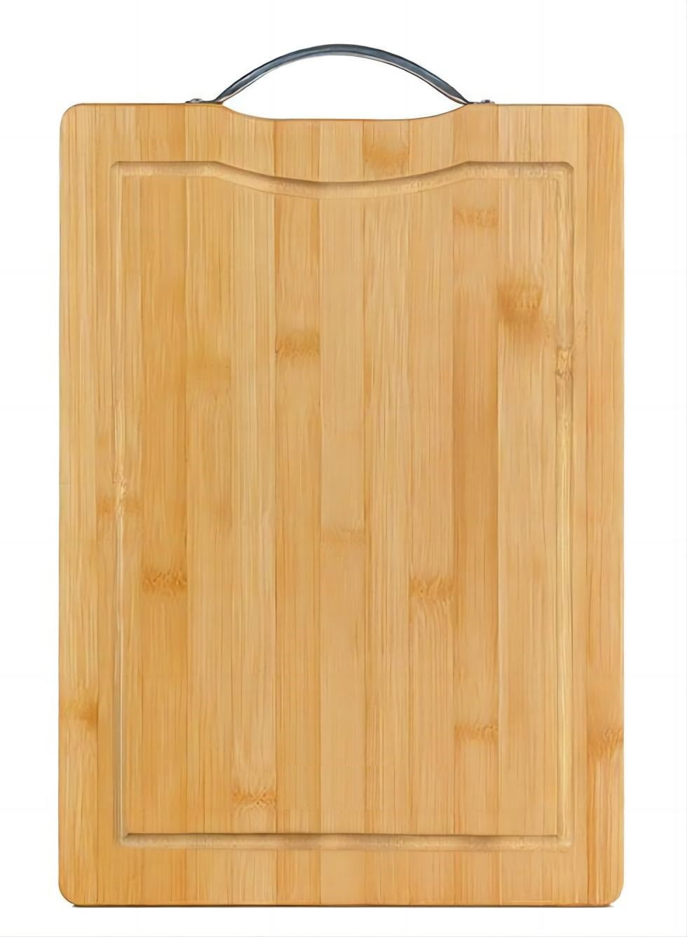Tabla Cortar Cocina Madera Bambu con Soporte Juego de 3 Tablas