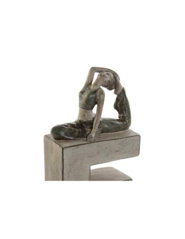 Figura Decorativa DKD Home Decor Gris Resina (11.5 x 4.5 x 23 cm) (4 pcs)