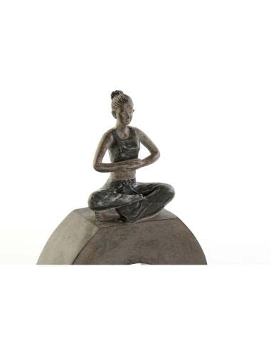 Figura Decorativa DKD Home Decor Gris Resina (11.5 x 4.5 x 23 cm) (4 pcs)