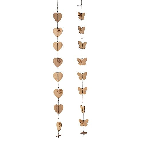 Colgantes Decorativo Madera 5 x 0,50 x 100 cm