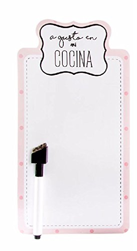 Pizarra con Imán Y Rotulador, Madera, Blanco, 25 x 3 x 13 cm, 12 Unidades