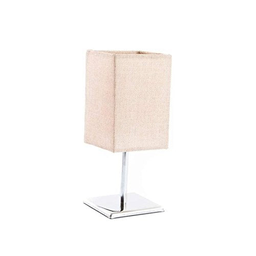 Lámpara de mesita INOX Lino 10x10x26 cm