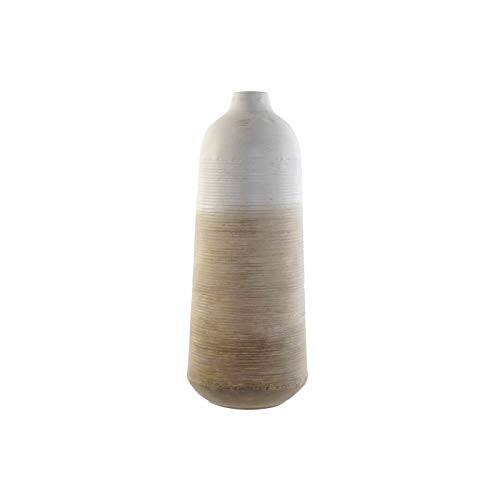 Jarrón Metal Beige para decoración 49 cm