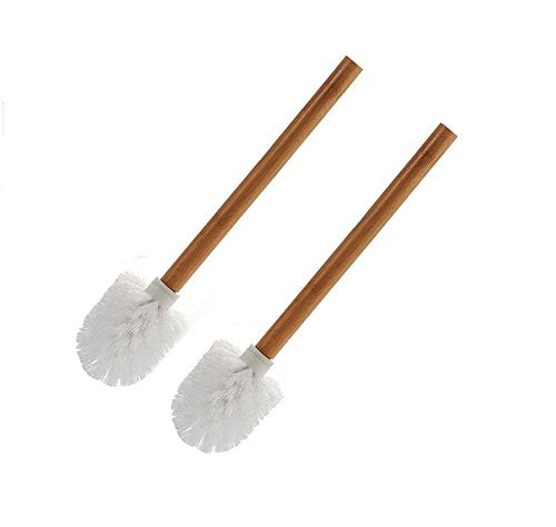 Pack 2 escobillas Blanca Palo de Bambu